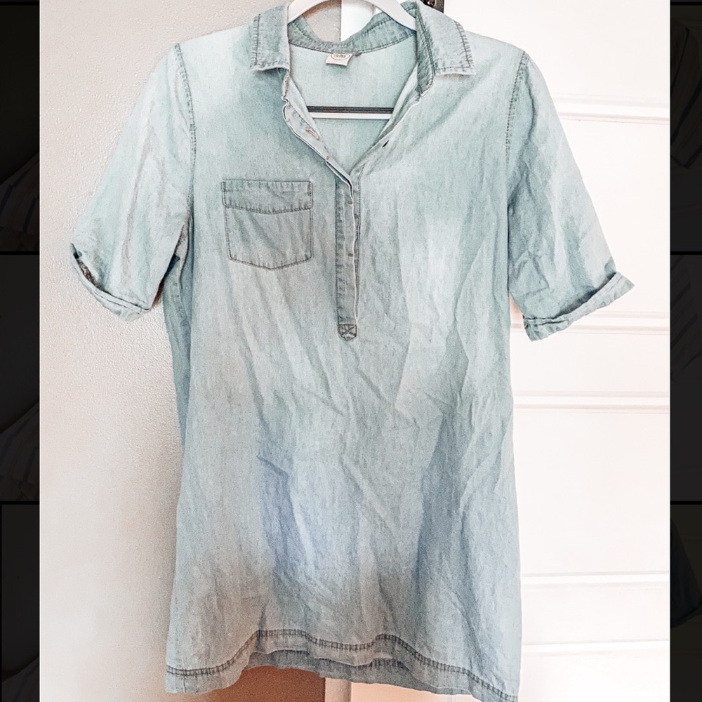 Paper Crane denim tee shirt dress